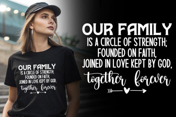 Christian Family SVG for T-Shirt Designs