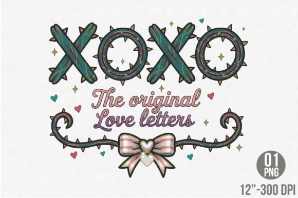 Christian Valentines Png, XOXO Love Png