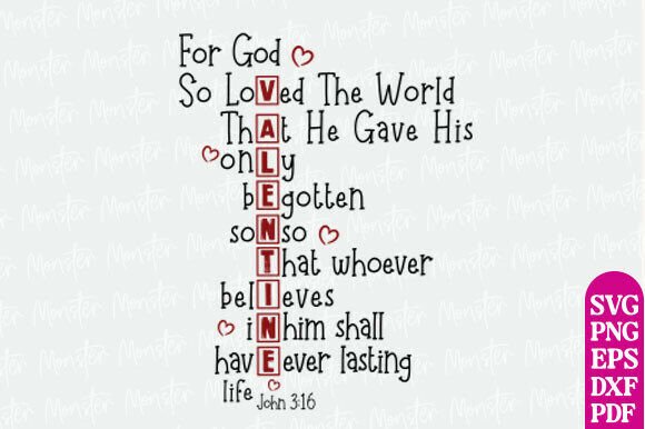 For God So Loved the World SVG — T-Shirt Designs