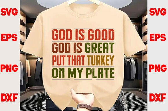 God is Good SVG, Jesus PNG for T-Shirt Designs