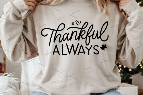 Thanksgiving Svg Thankful Always Jesus T-Shirt Designs