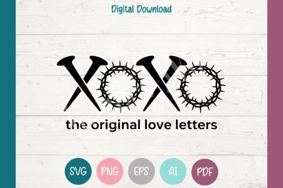 XOXO SVG - Christian Valentine Easter T-Shirt Designs